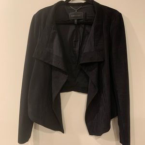 Black Suede BCBG MaxAzaria Blazer